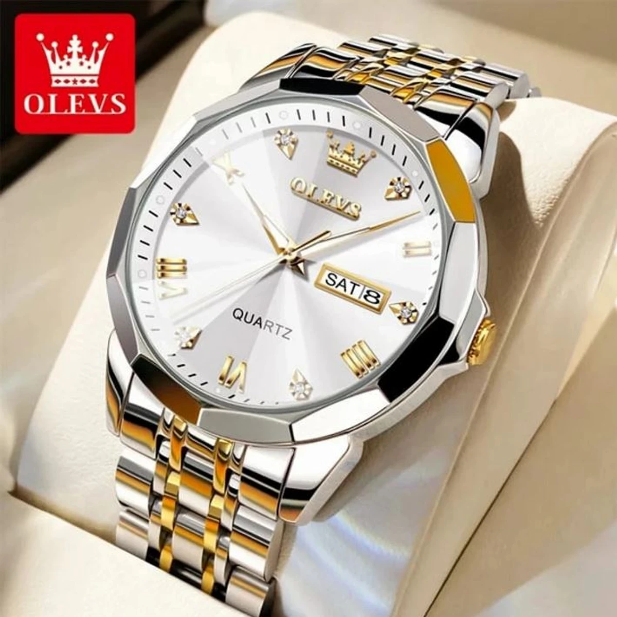 White Dial OLEVS MODEL 9931 Watch for Men