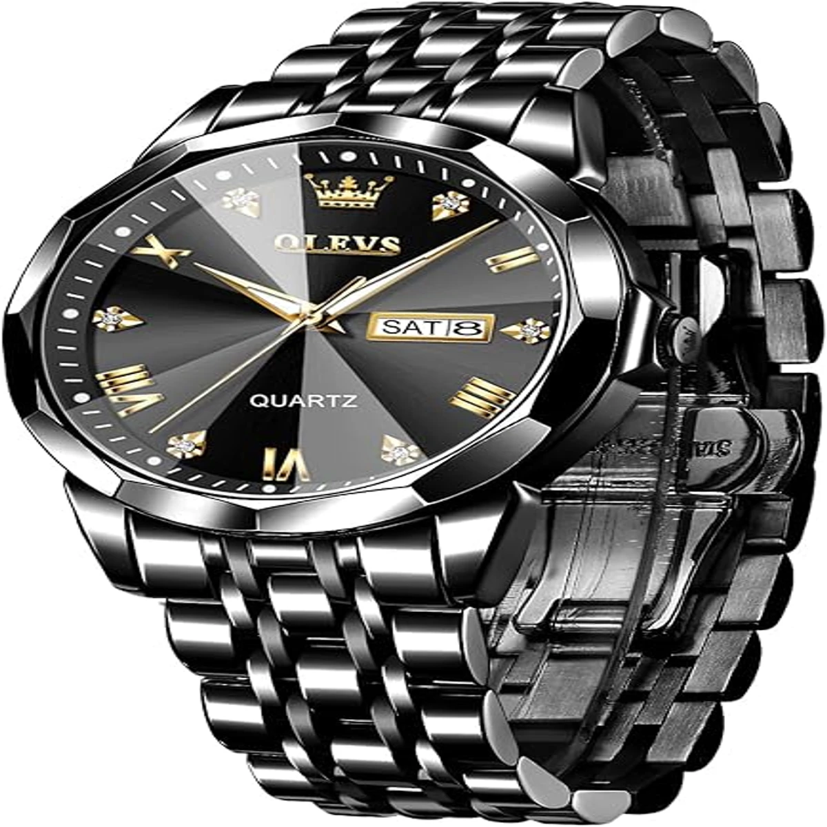 Full Black OLEVS MODEL 9931 Watch for Men