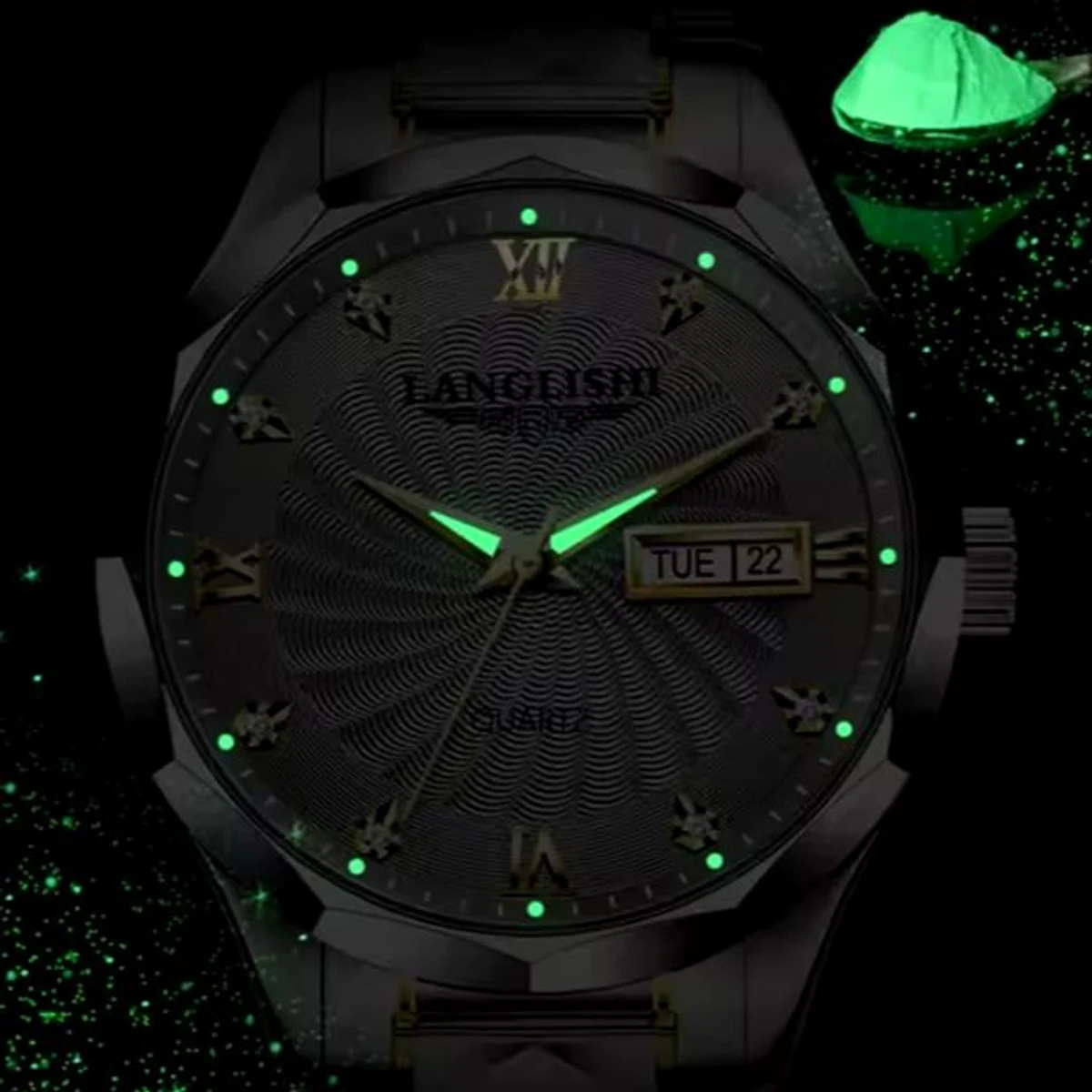 Langlishi diamond cut original watch - Image 3