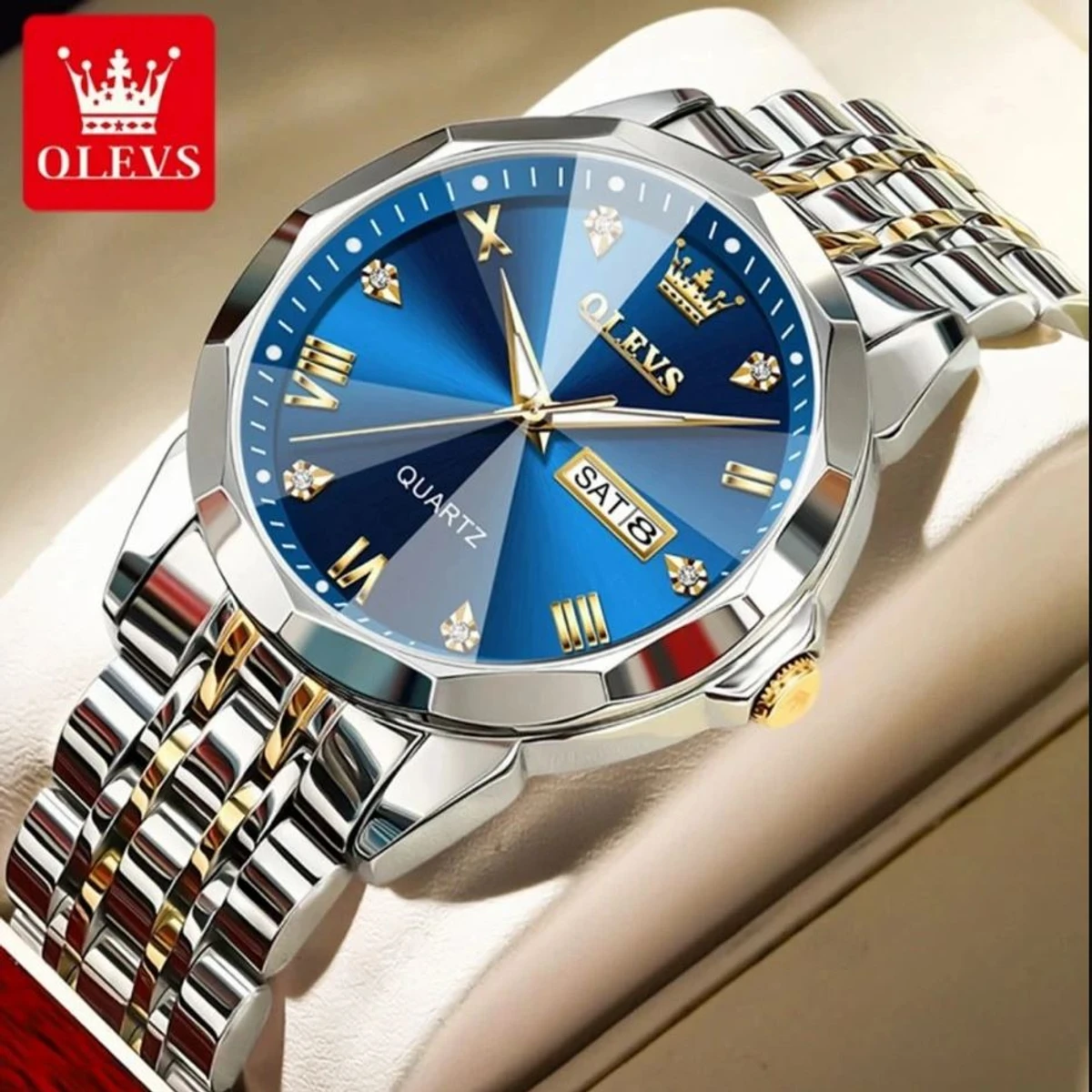 Blue Dial OLEVS MODEL 9931 Watch for Men